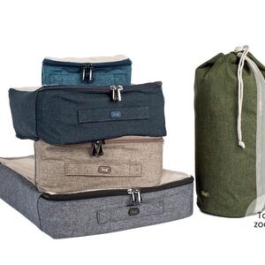Lug Multi-Color Travel Bag Set, packing pods